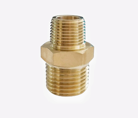 Θηλές 1/2 αρσενικές NPT *3/8Male Npt ίσες ορείχαλκου σωληνώσεων τοποθετήσεων δεκαεξαδικού ορείχαλκου