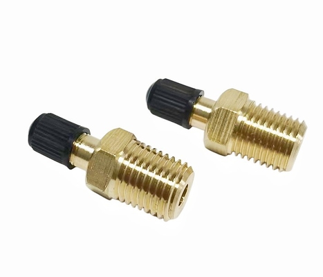 Βαλβίδα Schrader ορείχαλκου με τη 1/4» αρσενικό NPT 1/4» NPT βαλβίδα δεξαμενών